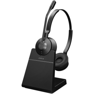 Jabra Engage 55 Duo Usb-C Ms Şarz Üniteli Kablosuz Kulak Üstü Kulaklık - Uzman Teknoloji