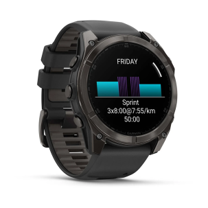 Garmin Fenix 8 – 51 mm AMOLED Sapphire Karbon Gri DLC, Siyah/Gri Silikon Kayışlı - Uzman Teknoloji 2