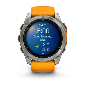 Garmin Fenix 8 – 51 mm AMOLED Sapphire Titanyum Turuncu/Grafit Kayışlı - Uzman Teknoloji 2